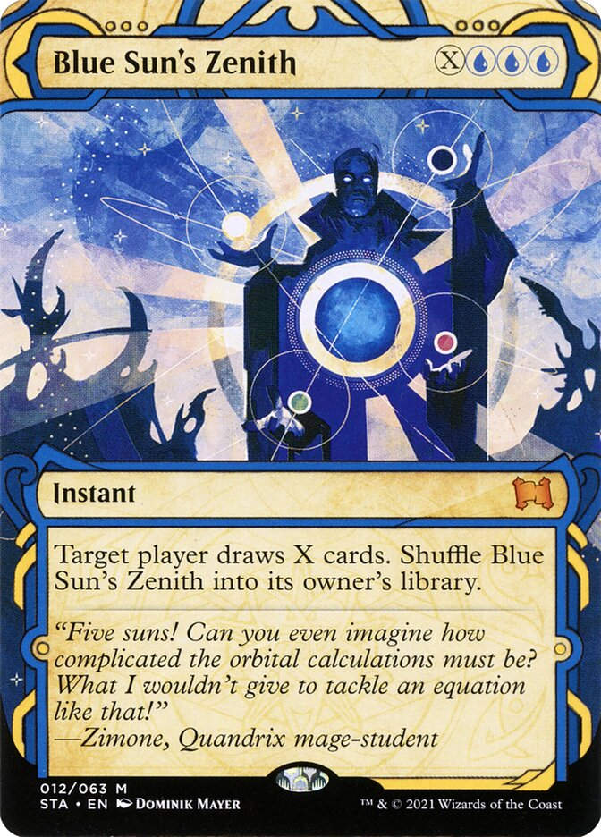 Blue Sun's Zenith (STA) (12) / Borderless / Showcase