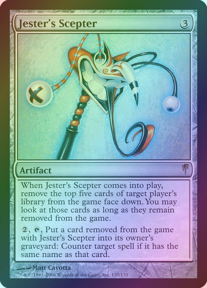 Jester's Scepter (CSP) (137) / Foil