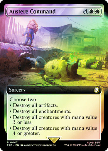 Austere Command (pip) (447) / Extended Art Foil