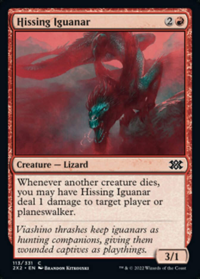 Hissing Iguanar (2X2)