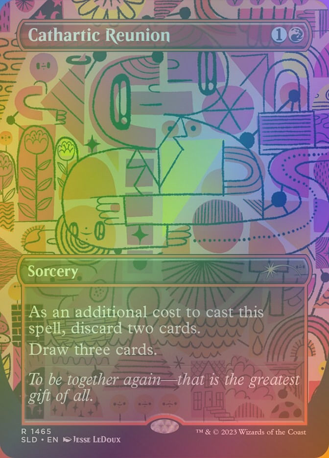Cathartic Reunion (SLD) (1465★) / Borderless / Rainbow Foil