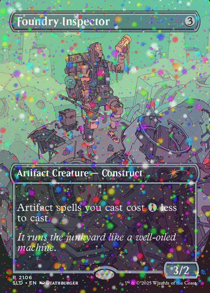 Foundry Inspector (SLD) (2106) / Borderless / Galaxy Foil