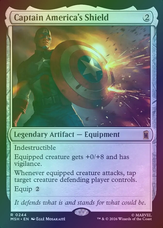 Captain America's Shield (MSH) (244) / Foil