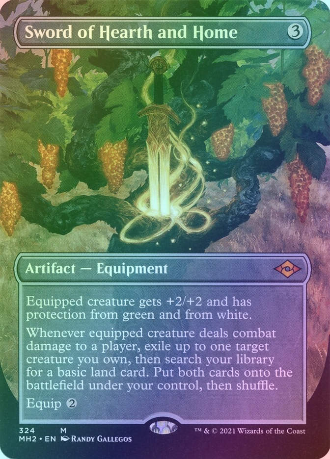 Sword of Hearth and Home (MH2) (324) / Borderless / Foil