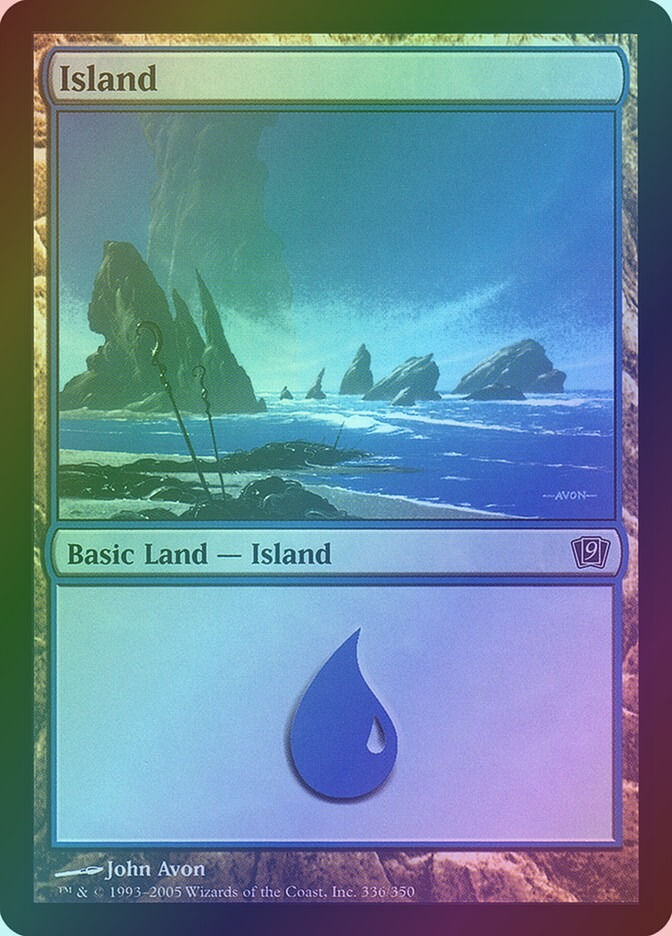 Island (9ED) (336★) / Foil