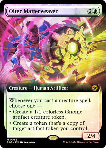 Oltec Matterweaver (BIG) (68) / Extended Art / Foil