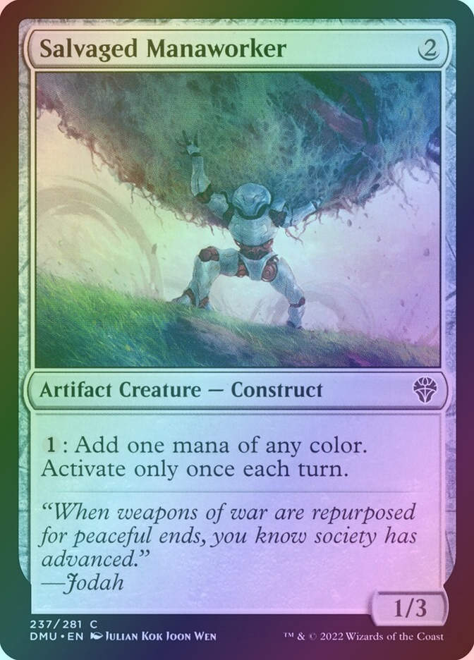 Salvaged Manaworker (DMU) (237) / Foil
