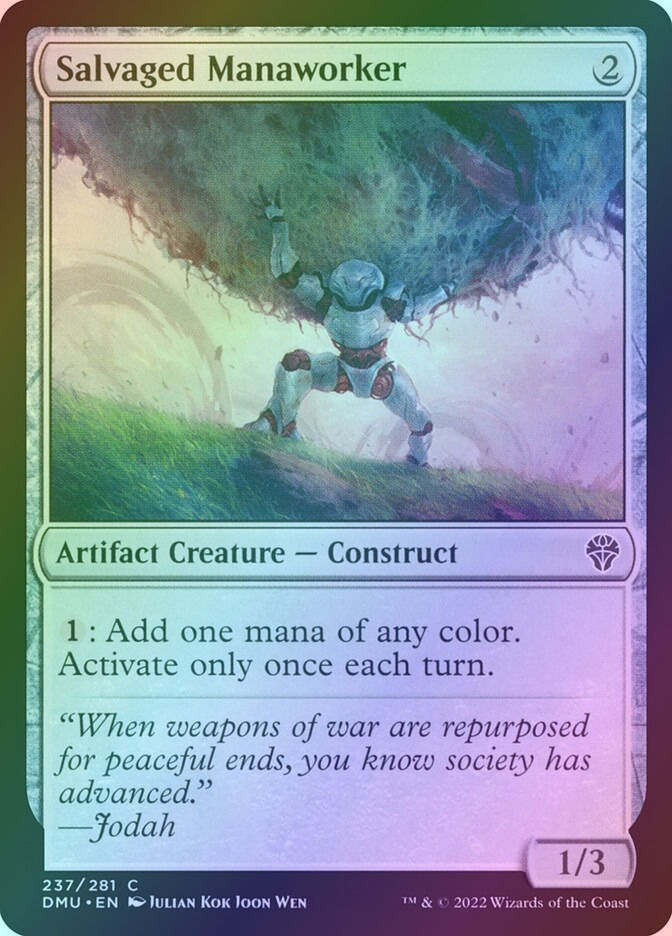 Salvaged Manaworker (DMU) (237) / Foil