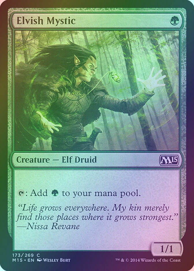 Elvish Mystic (M15) (173) / Foil