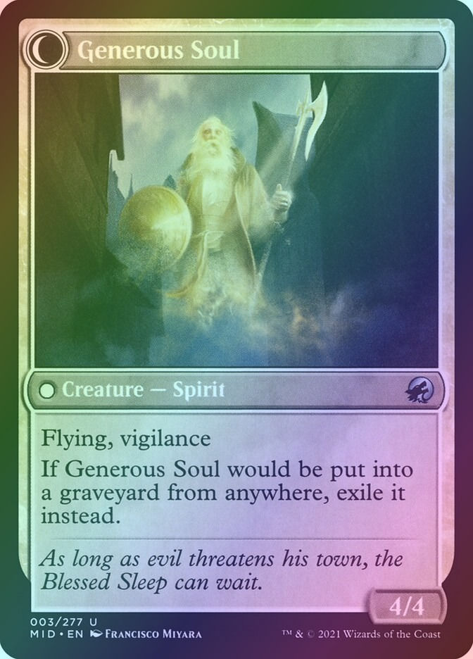 Beloved Beggar // Generous Soul (MID) (3) / Foil — cara 2 de 2