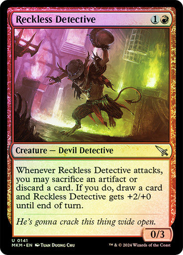 Reckless Detective (mkm) (141) / Foil