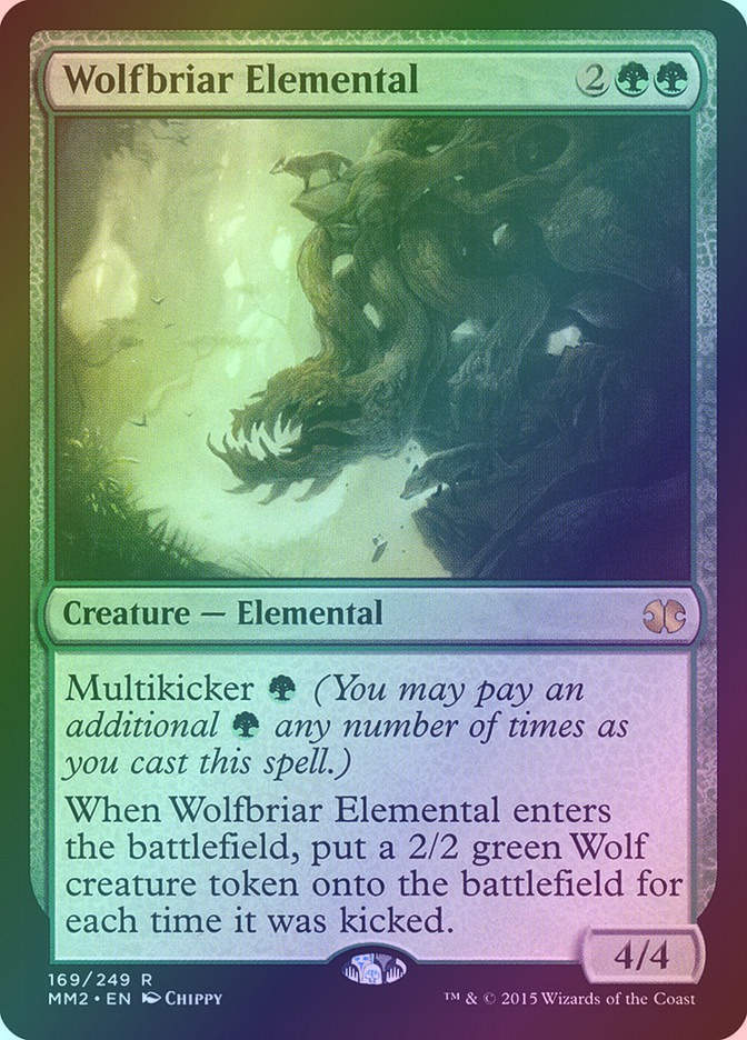 Wolfbriar Elemental (MM2) (169) / Foil