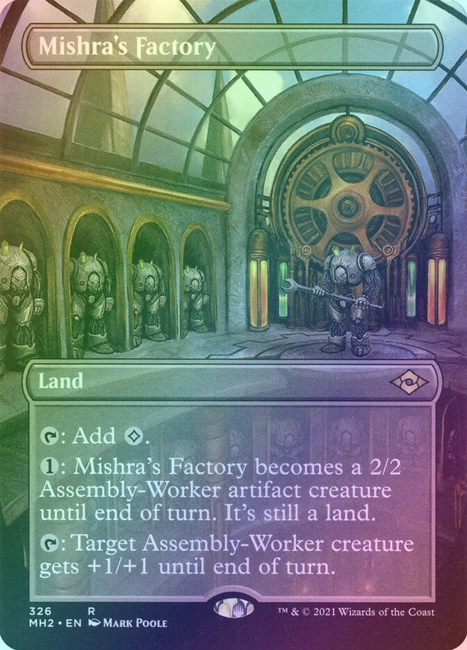 Mishra's Factory (MH2) (326) / Borderless / Foil