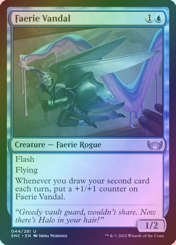 Faerie Vandal (SNC) (44) / Foil