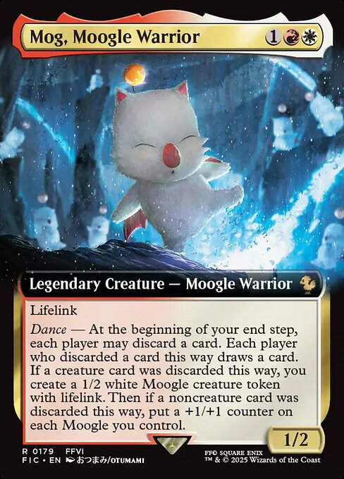 Mog, Moogle Warrior (FIC) (179) / Extended Art