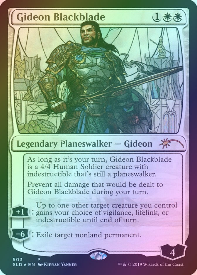 Gideon Blackblade (SLD) (503) / Foil