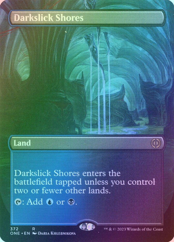 Darkslick Shores (ONE) (372) / Borderless / Foil