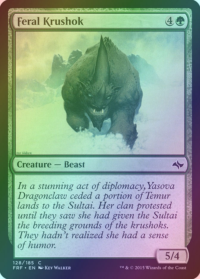Feral Krushok (FRF) (128) / Foil