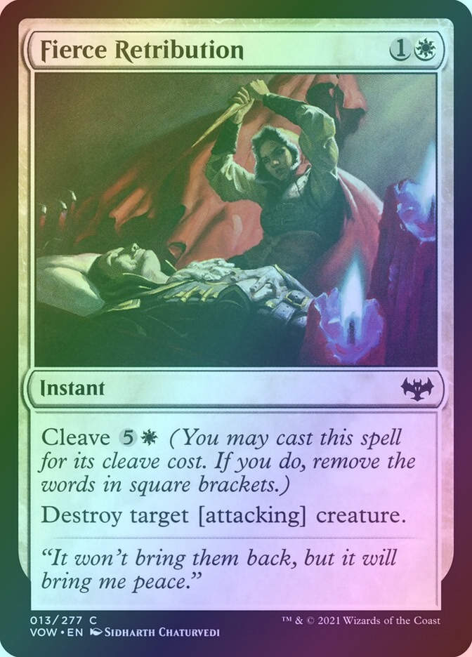Fierce Retribution (VOW) (13) / Foil