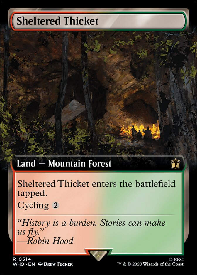 Sheltered Thicket (WHO) (514) / Extended Art