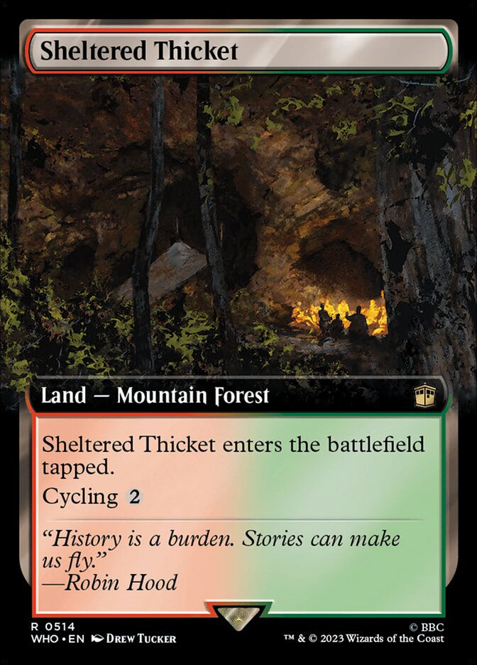 Sheltered Thicket (WHO) (514) / Extended Art