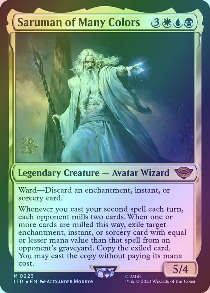Saruman of Many Colors (PLTR) (223s) / Foil