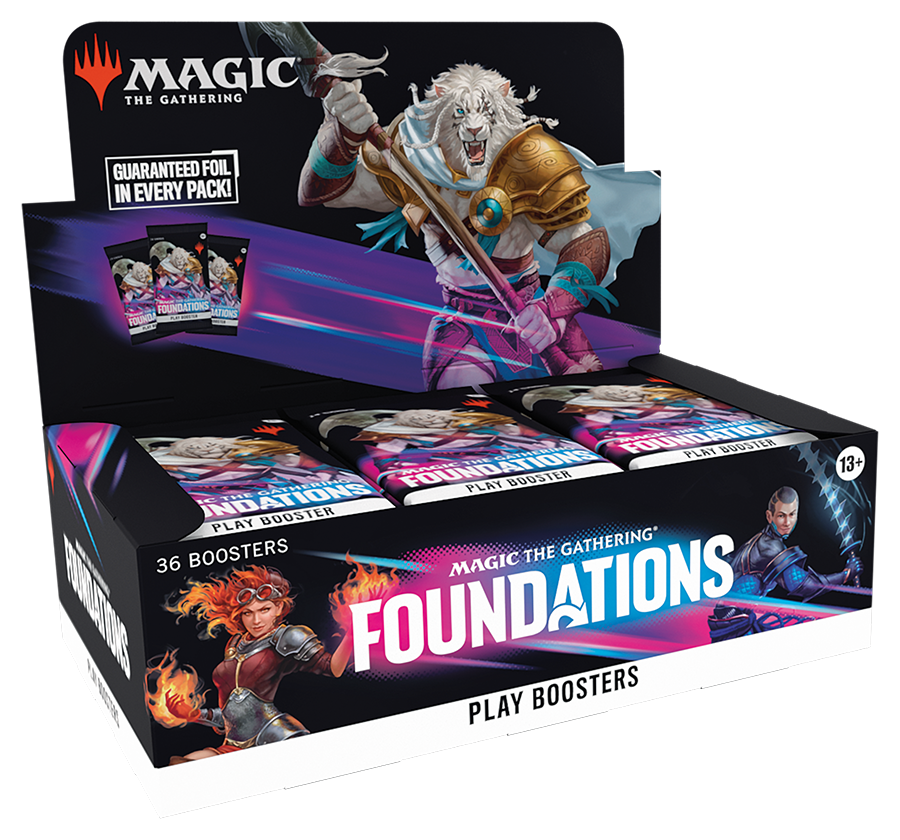 Magic: The Gathering Foundations Play Booster Display — cara 1 de 2