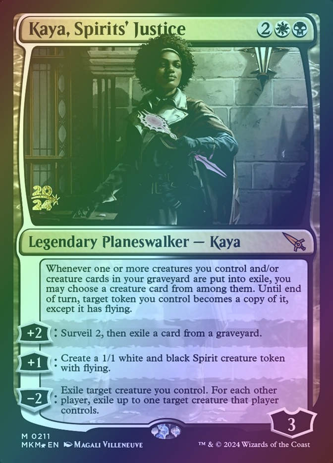 Kaya, Spirits' Justice (PMKM) (211s) / Foil