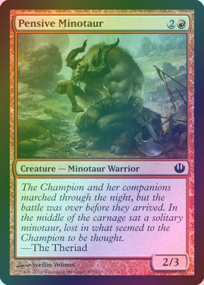 Pensive Minotaur (JOU) (105) / Foil