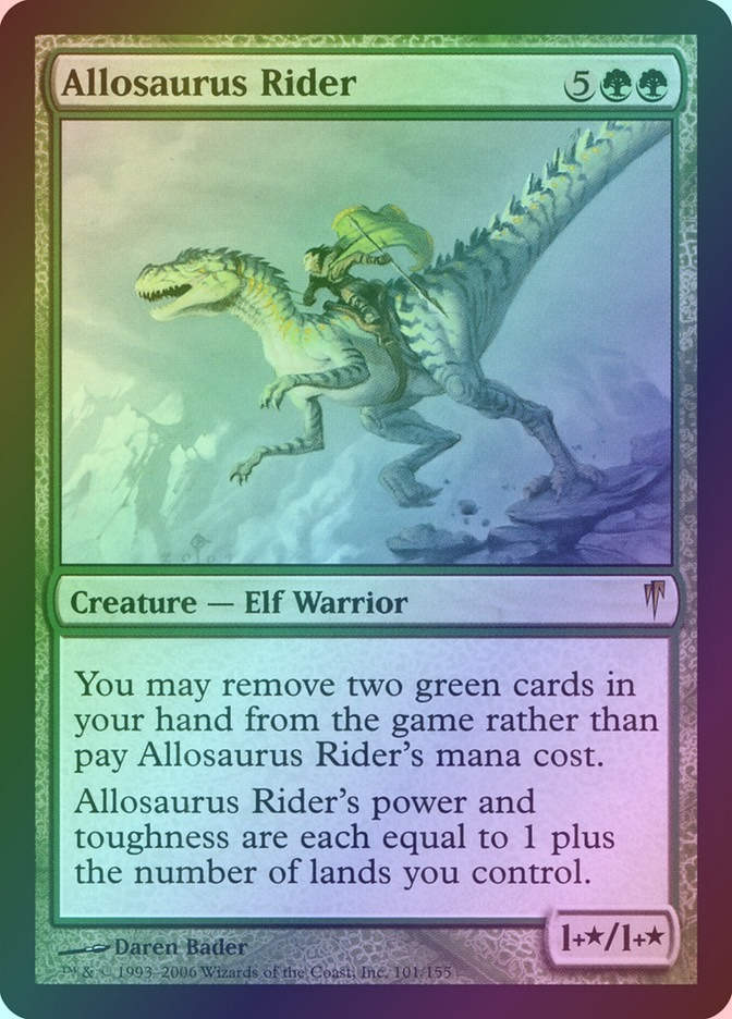 Allosaurus Rider (CSP) (101) / Foil