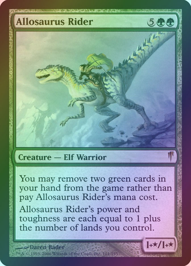 Allosaurus Rider (CSP) (101) / Foil
