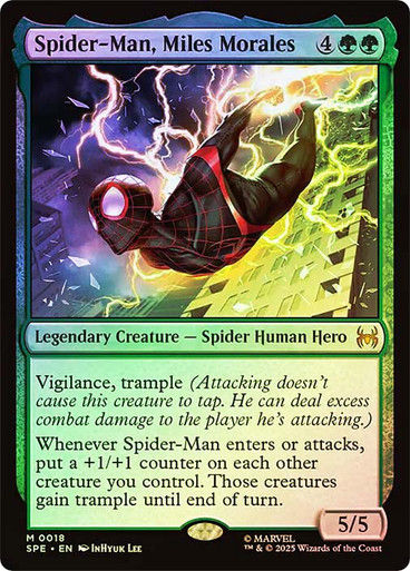 Spider-Man, Miles Morales (SPE) (18) / Foil