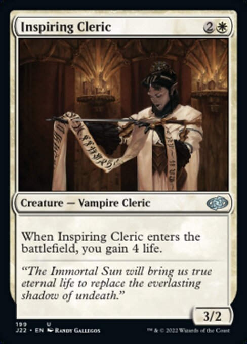 Inspiring Cleric (J22))