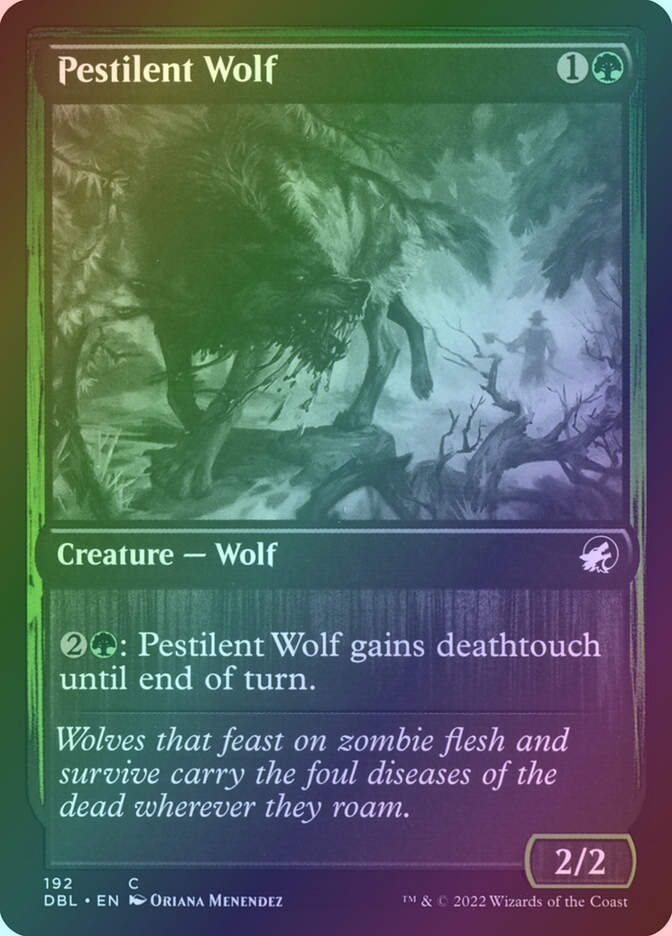 Pestilent Wolf (DBL) (192) / Foil
