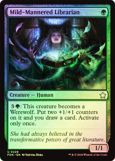 Mild-Mannered Librarian (FDN) (228) / Foil