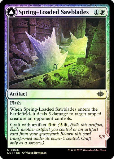 Spring-Loaded Sawblades // Bladewheel Chariot (lci) / Foil — cara 1 de 2