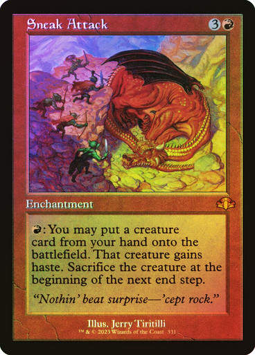 Sneak Attack (DMR) / Showcase / Foil