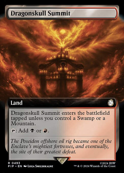 Dragonskull Summit (pip) (493) / Extended Art