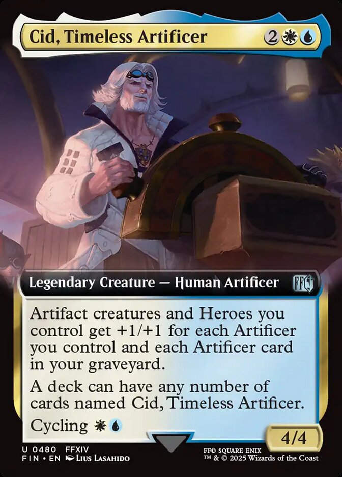 Cid, Timeless Artificer (FIN) (480) / Extended Art