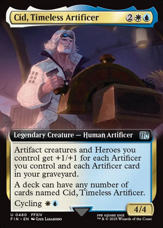 Cid, Timeless Artificer (FIN) (480) / Extended Art