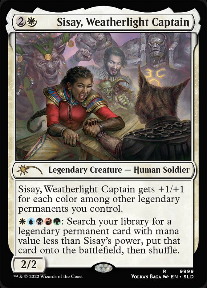 Sisay, Weatherlight Captain (SLD) (9999)