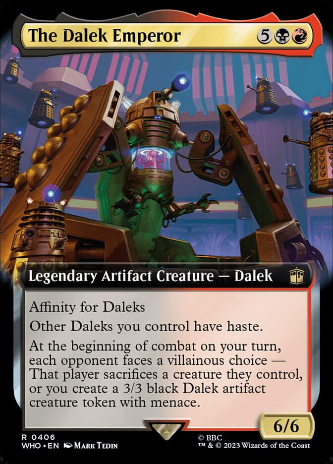 The Dalek Emperor (WHO) (406) / Extended Art