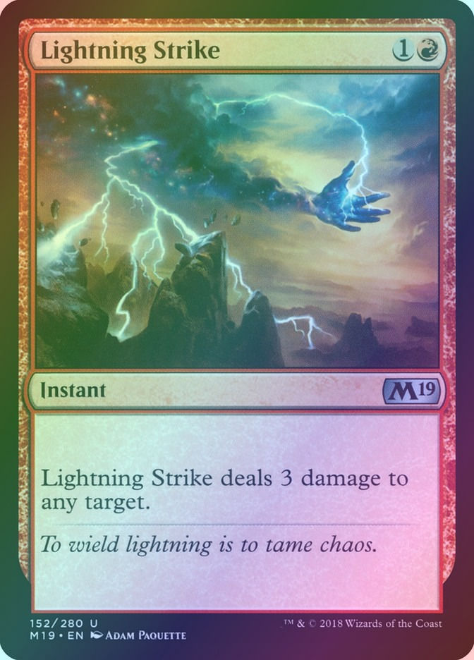 Lightning Strike (M19) (152) / Foil