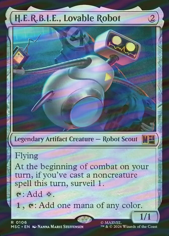 H.E.R.B.I.E., Lovable Robot (MSC) (106) / Surge Foil