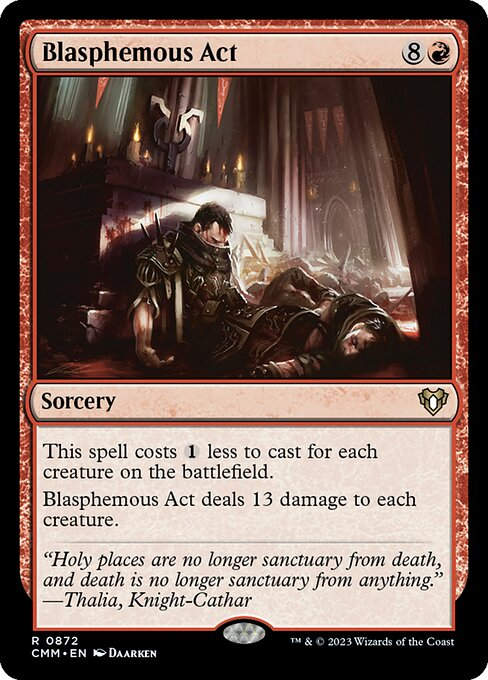 Blasphemous Act (cmm) (Commander Deck)
