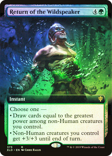 Return of the Wildspeaker (ELD) (373) / Extended Art / Foil