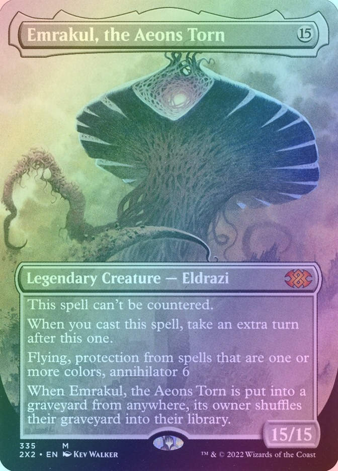 Emrakul, the Aeons Torn (2X2) (335) / Borderless / Foil