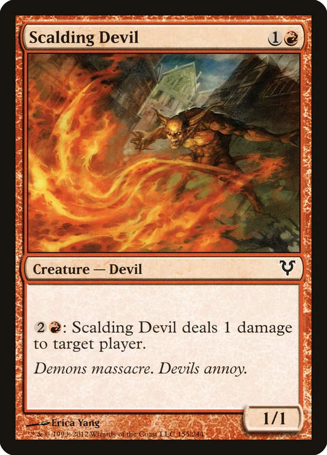 Scalding Devil (AVR) (155) / Foil