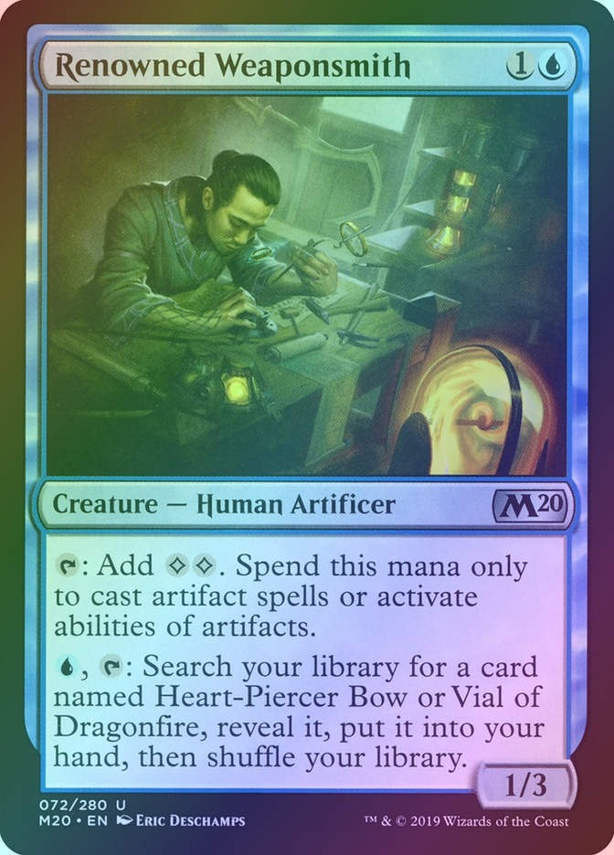 Renowned Weaponsmith (M20) (72) / Foil
