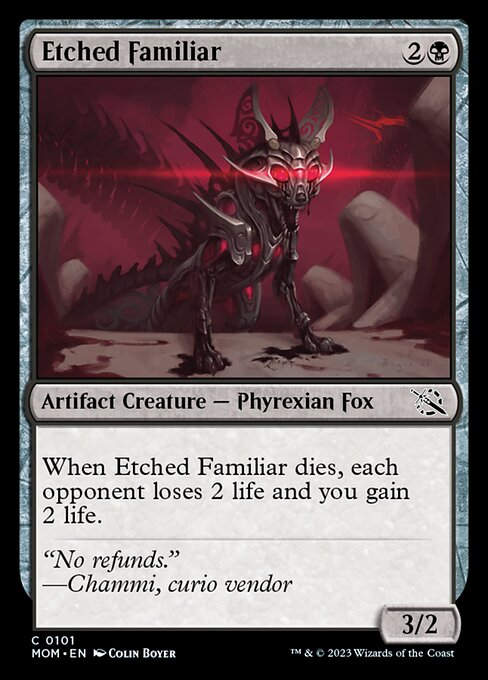 Etched Familiar (mom)